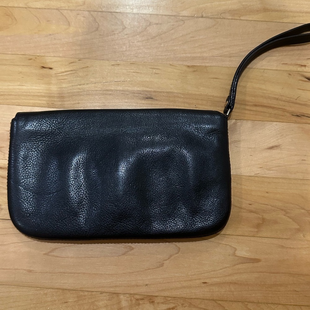 Kate Spade Black Leather Wristlet - Picture 3 of 7